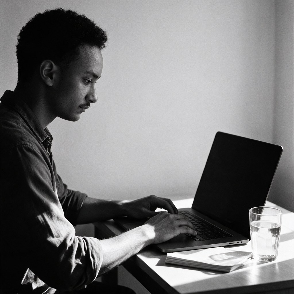Altayeb at work